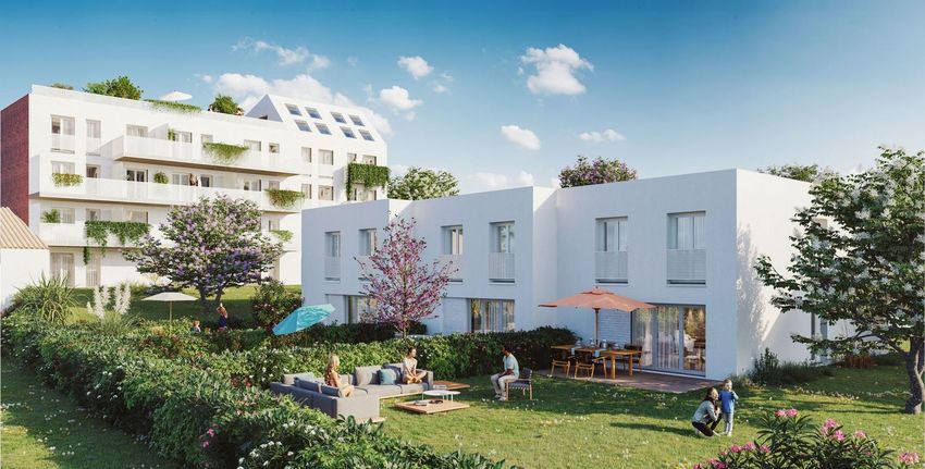 Image Façade à  maison mitoyenne de 44 Route de Revel