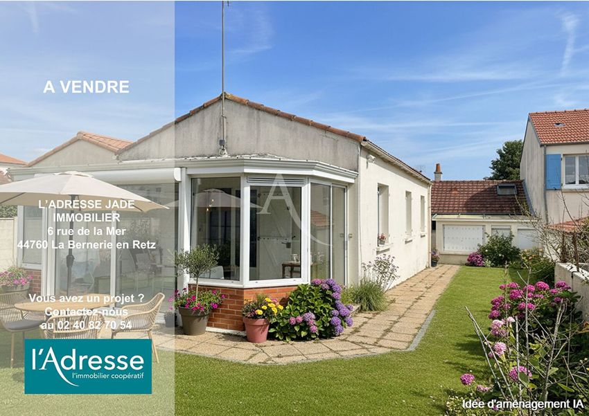 Image Façade à  maison individuelle de Pornic