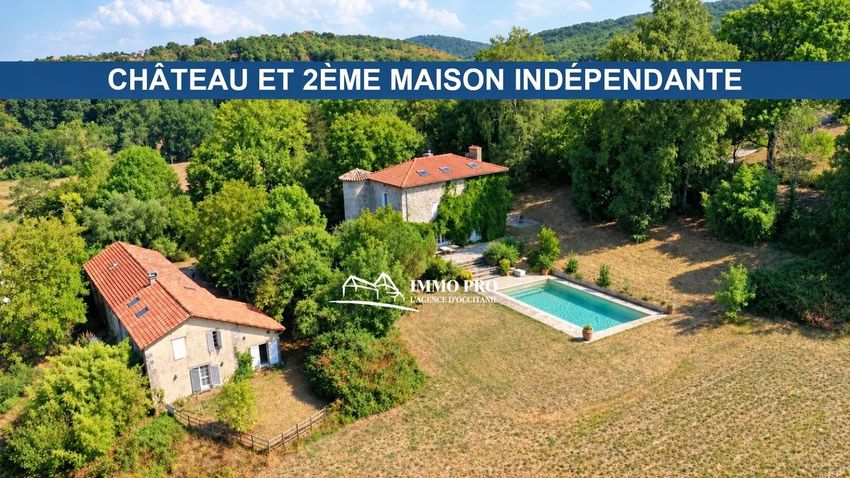 Image Piscine à  maison de maître de Cazères