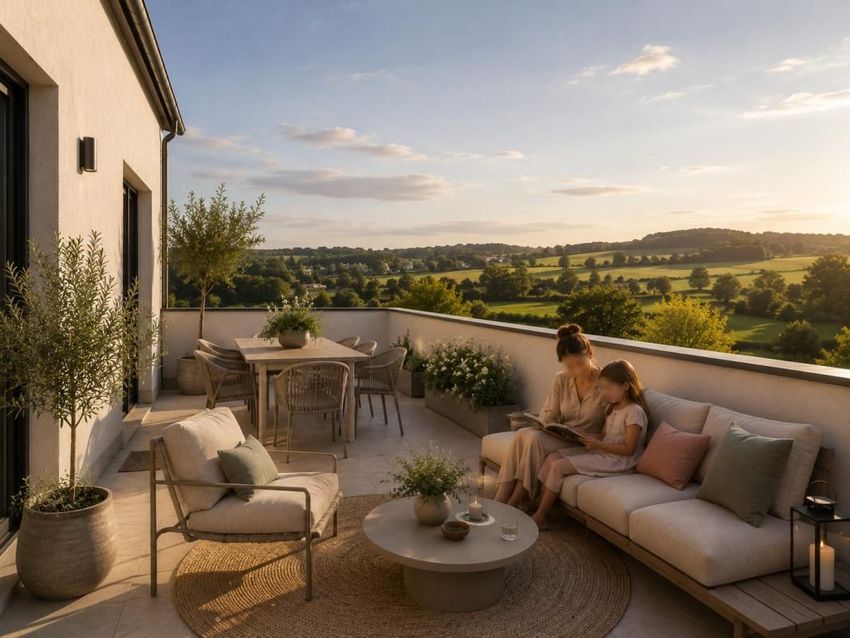 Image Terrasse à  maison individuelle de Ostheim