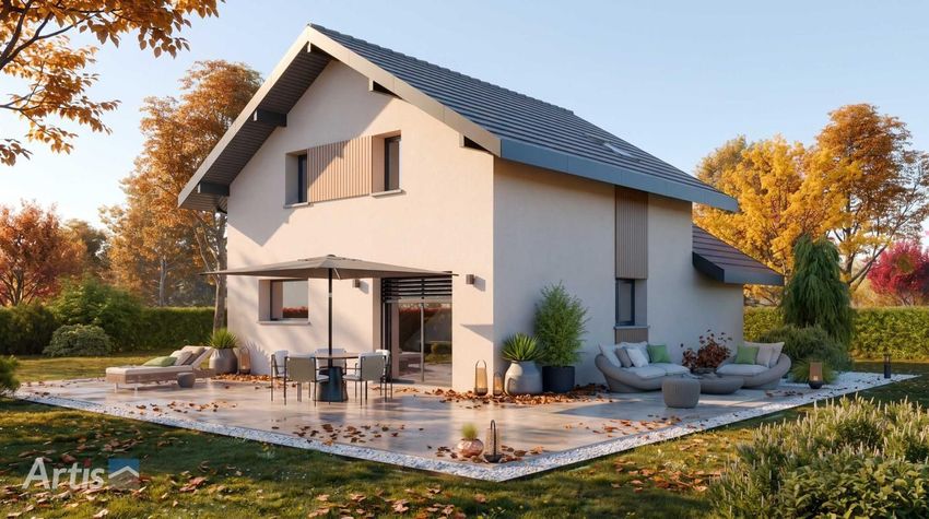Image Façade à  maison individuelle de Epagny Metz-Tessy