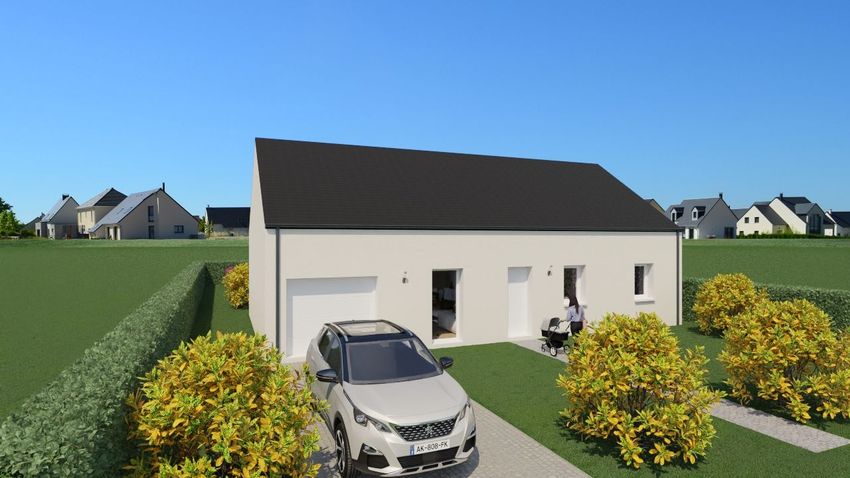 Image Façade à  maison individuelle de Beaugency
