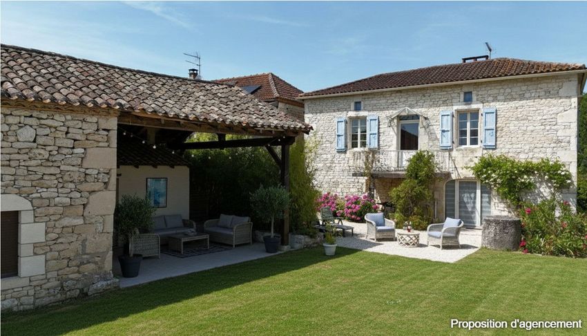Image Façade à  maison individuelle de Porte-du-Quercy