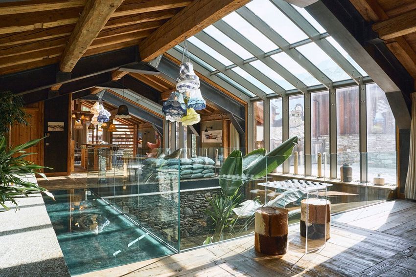 Image Piscine à  chalet de montagne de Val-d'Isère