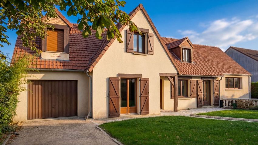 Image Façade à  maison individuelle de Joué-lès-Tours