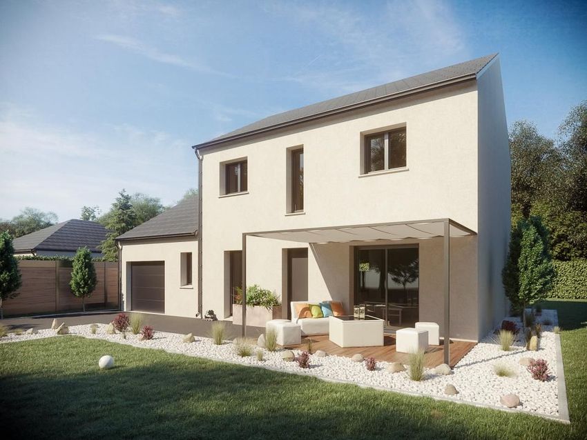 Image Façade à  maison individuelle de Fayet