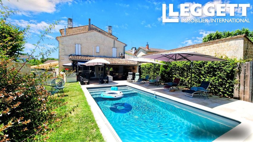 Image Piscine à  propriété agricole de Saint-Seurin-sur-l'Isle