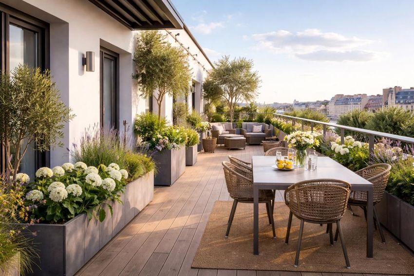 Image Terrasse à appartement de Meudon