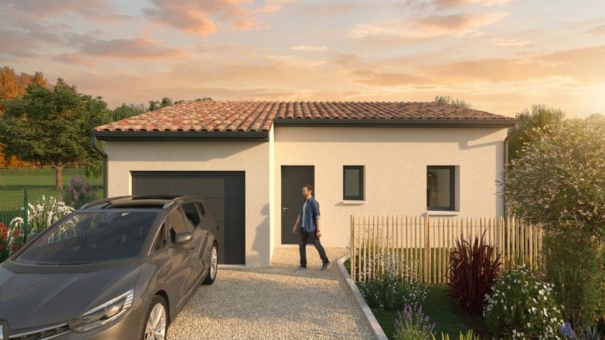 Image Façade à  maison individuelle de Montélimar