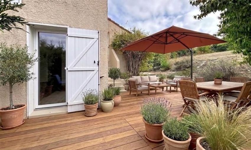 Image Terrasse à  maison individuelle de Firminy