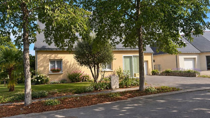 Image Façade à  maison individuelle de Segré-en-Anjou Bleu