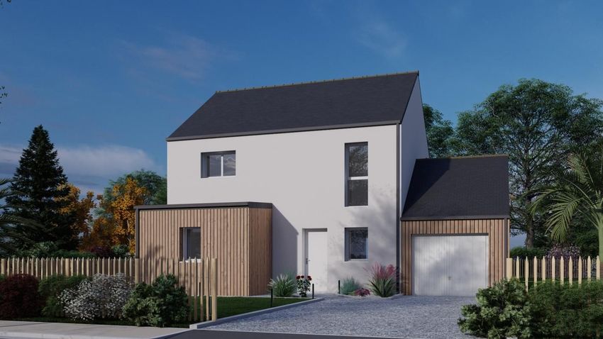 Image Façade à  maison individuelle de Ploërmel