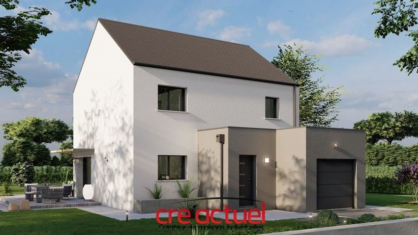 Image Façade à  maison individuelle de Québriac