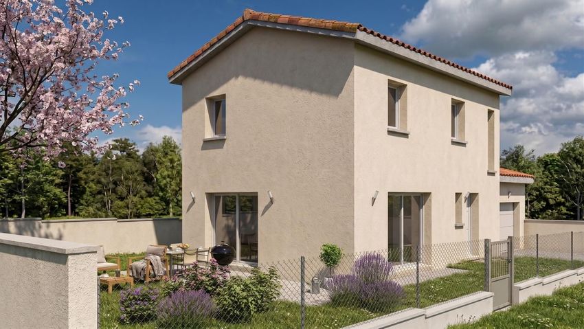 Image Façade à  maison individuelle de Mions