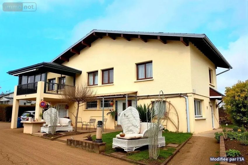 Image Façade à  maison individuelle de Cessy