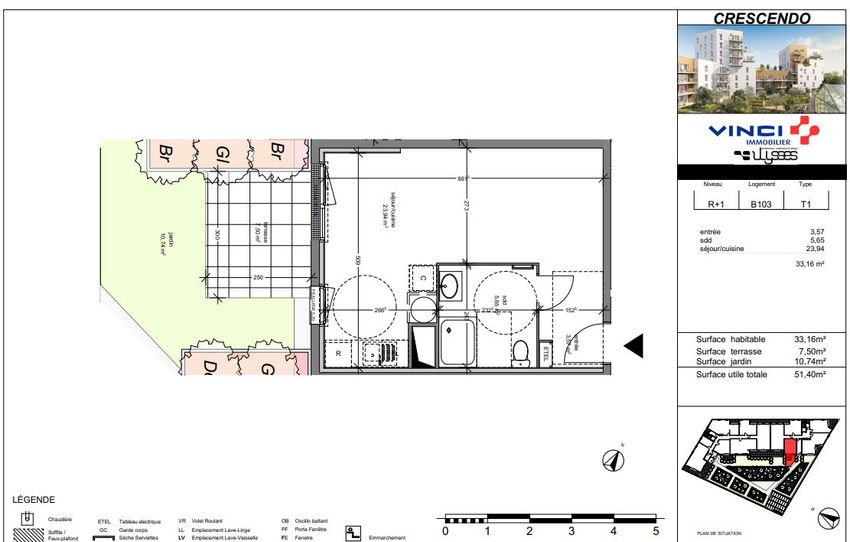 Image Plan à appartement de Le Havre