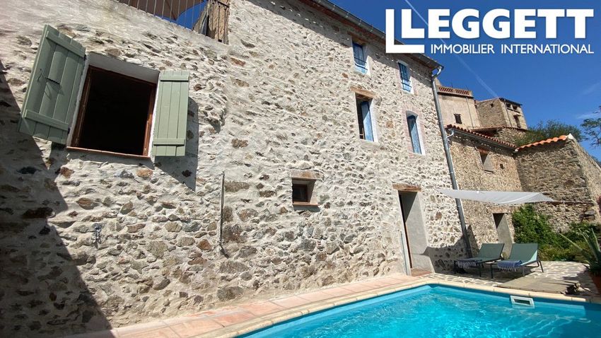 Image Piscine à  maison de village de Caramany