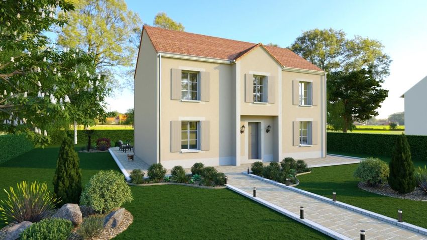 Image Façade à  maison individuelle de Charny
