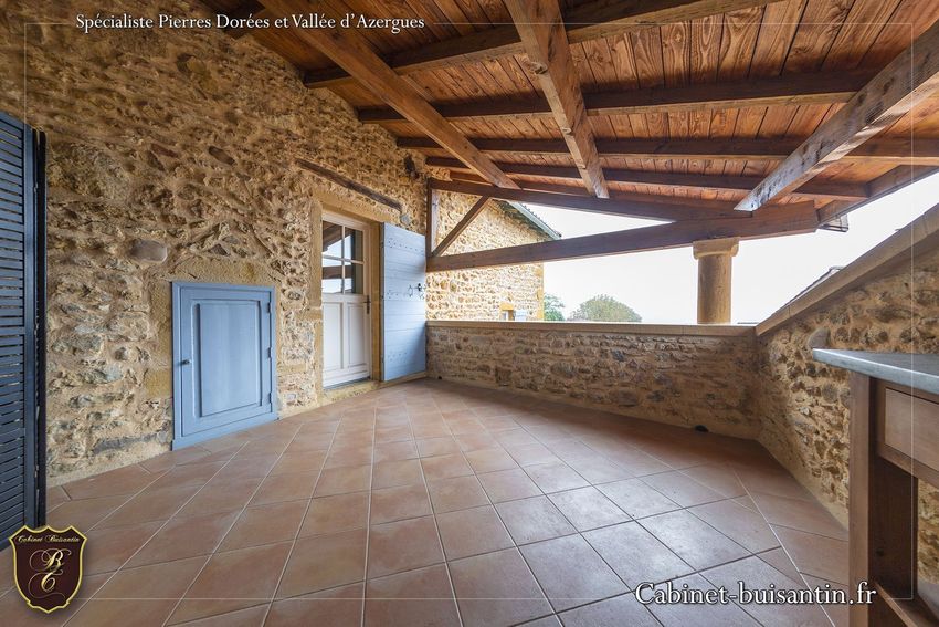 Image Terrasse à  maison individuelle de Val d'Oingt
