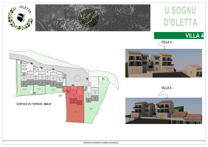Image Plan à  maison individuelle de Oletta