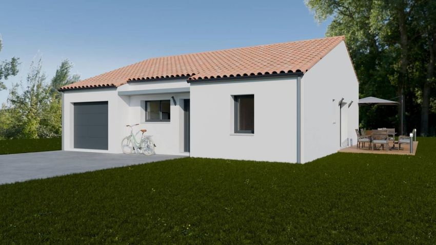 Image Façade à  maison individuelle de Chauvé