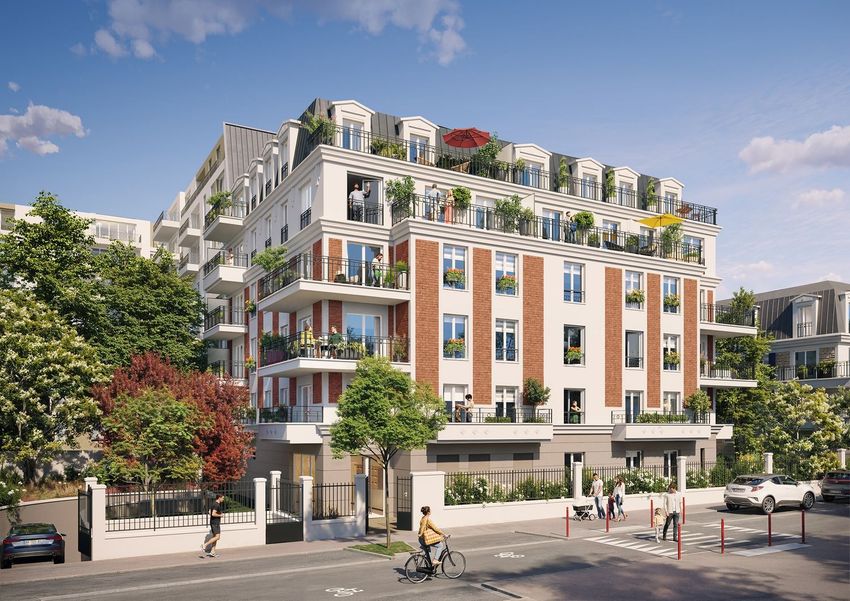 Image Façade à programme neuf de 30 Rue Georges Élie