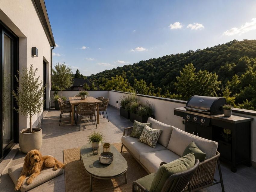 Image Terrasse à  maison individuelle de Ebersheim