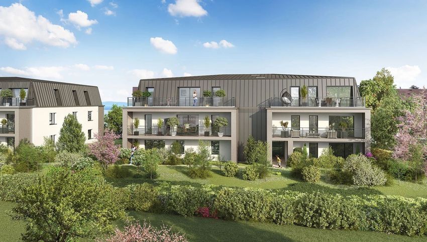 Image Façade à programme neuf de Sans numéro Route du Club Hippique