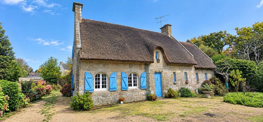 Image Façade à  maison individuelle de Fouesnant
