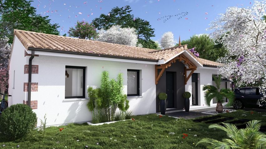 Image Façade à  maison individuelle de Brach