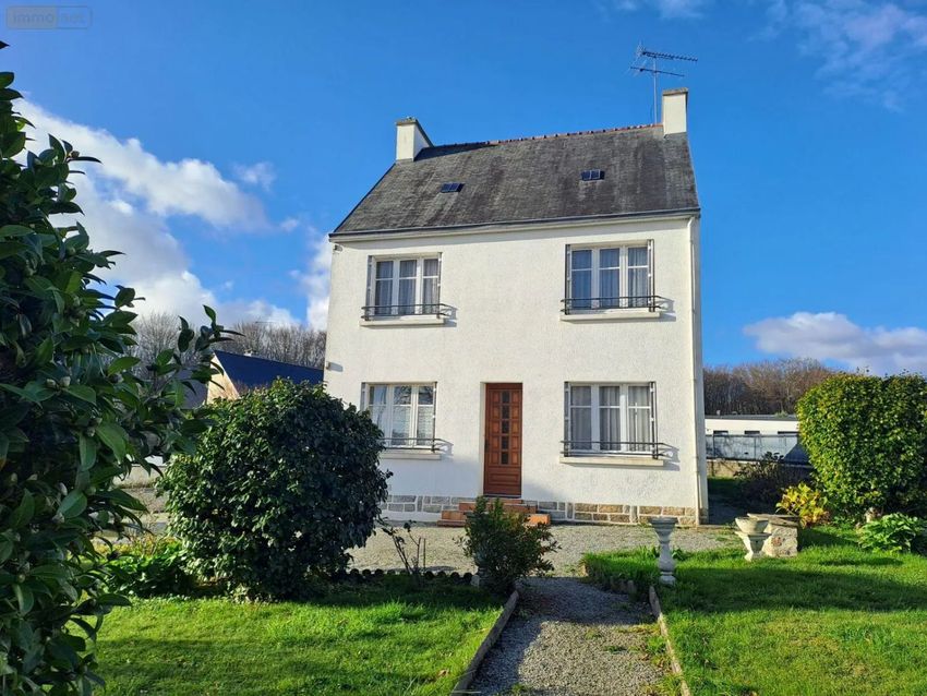 Image Façade à  maison individuelle de Pleuven