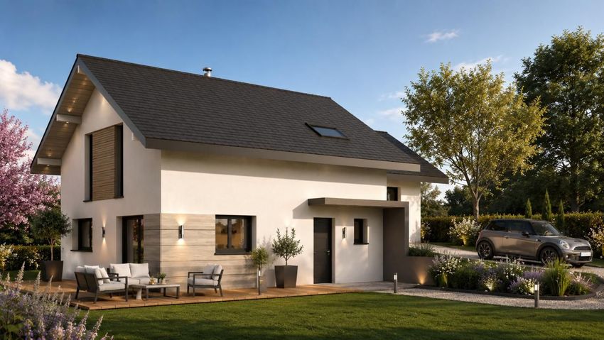 Image Façade à  maison individuelle de Epagny Metz-Tessy