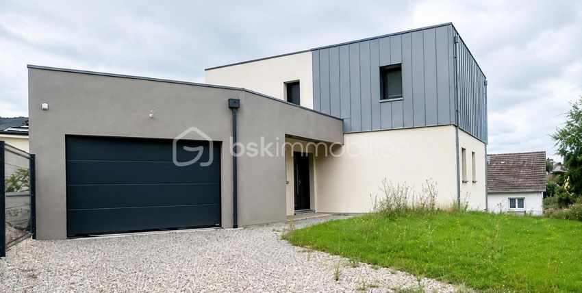 Image Façade à  maison individuelle de Amfreville-la-Mi-Voie