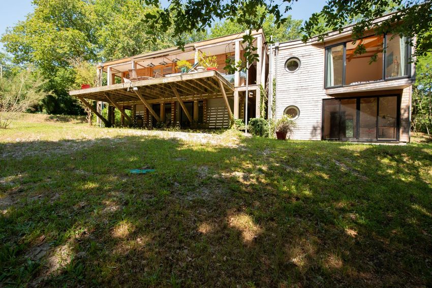 Image Façade à  maison individuelle de Cabanac-et-Villagrains