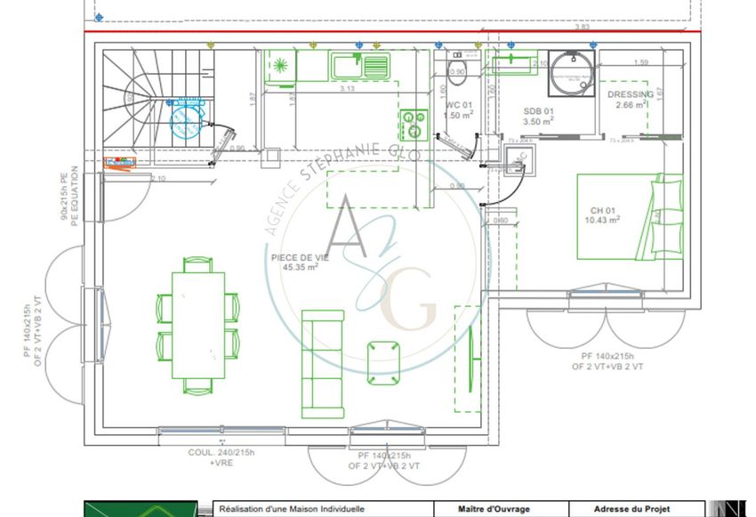 Image Plan à  maison individuelle de Cogolin