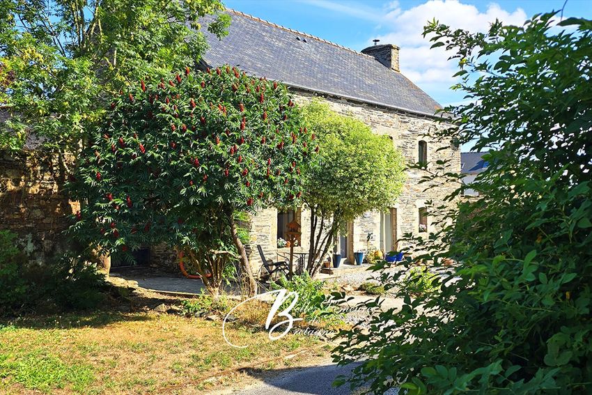 Image Façade à  maison mitoyenne de Merléac