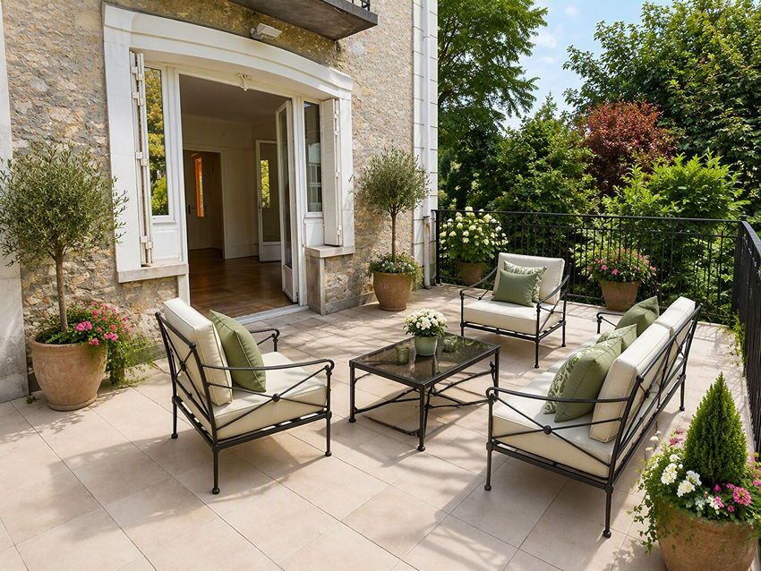 Image Terrasse à  maison individuelle de Sèvres