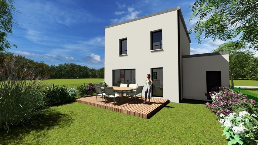 Image Façade à  maison individuelle de Bruz