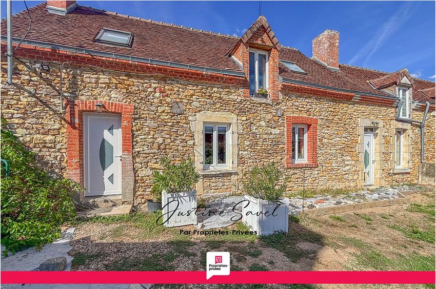 Image Façade à  maison mitoyenne de Saint-Georges-sur-la-Prée