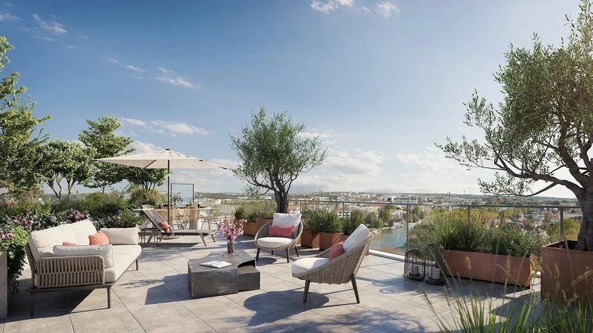 Image Terrasse à appartement de Suresnes