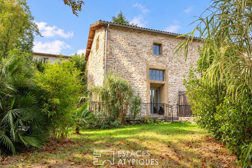 Image Façade à  maison mitoyenne de Chatuzange-le-Goubet