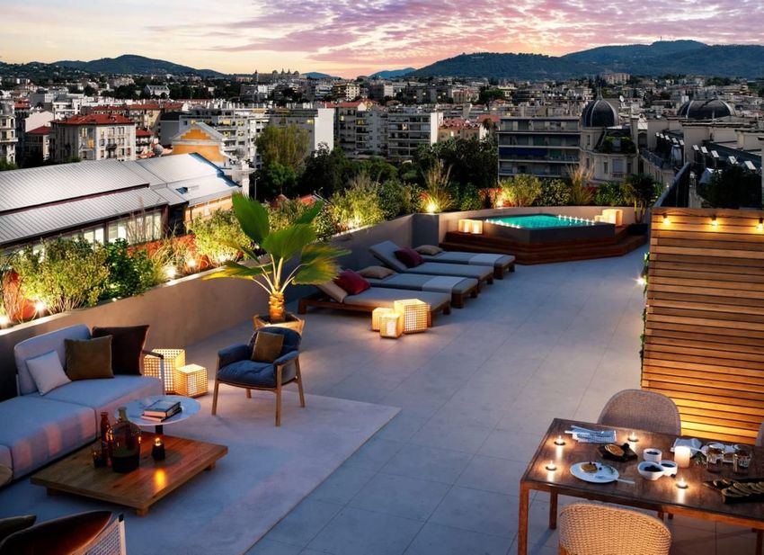 Image Piscine à penthouse de Nice