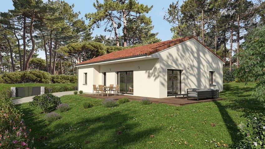Image Façade à  maison individuelle de Anjou