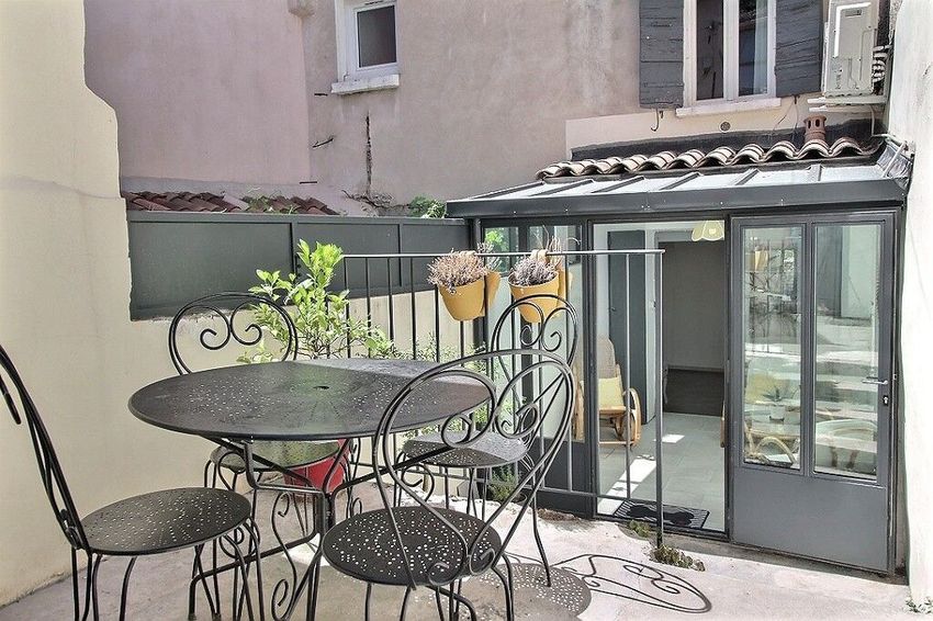 Image Terrasse à  maison de village de Pernes-les-Fontaines