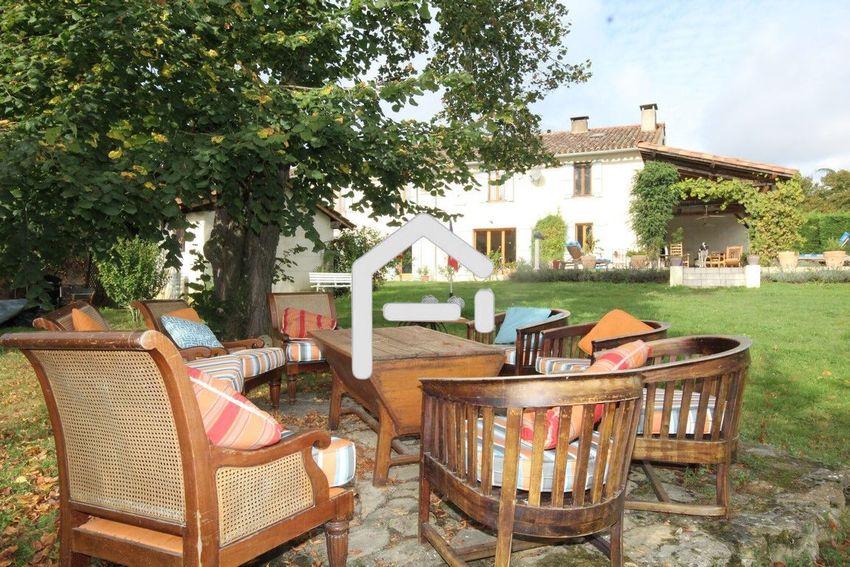 Image Terrasse à  ferme de Loubens