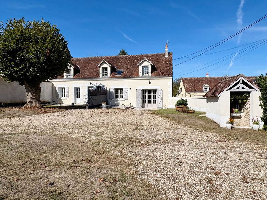 Image Façade à  maison mitoyenne de Saint-Georges-sur-Cher