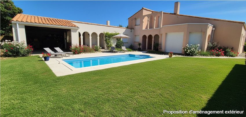 Image Piscine à  maison individuelle de Chavagnes-en-Paillers