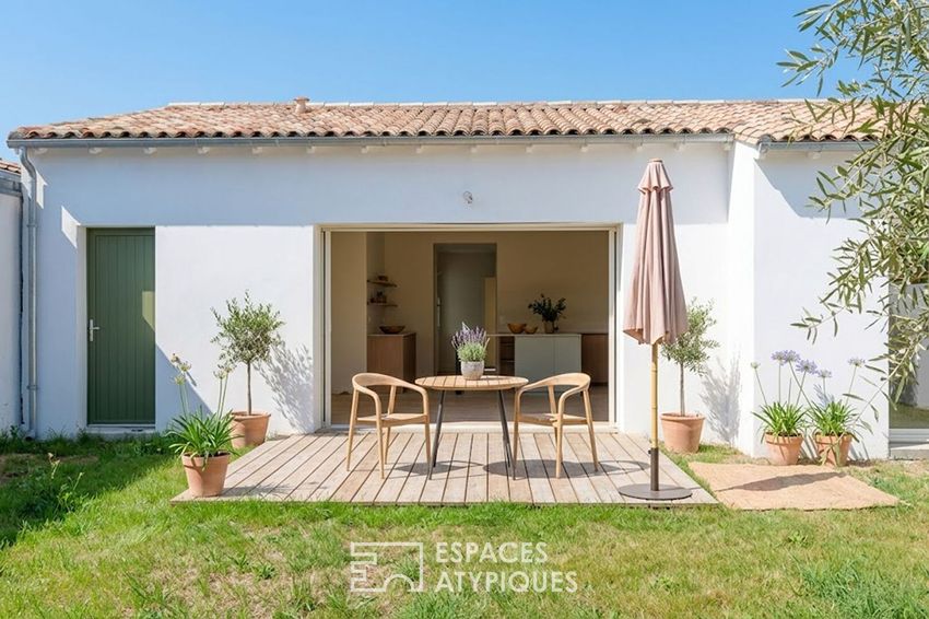 Image Façade à  maison individuelle de Rivedoux-Plage