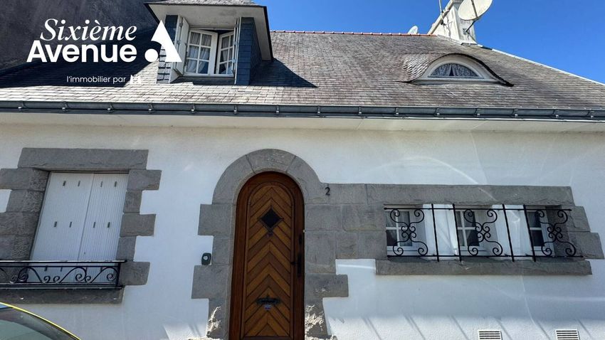 Image Façade à  maison mitoyenne de Douarnenez