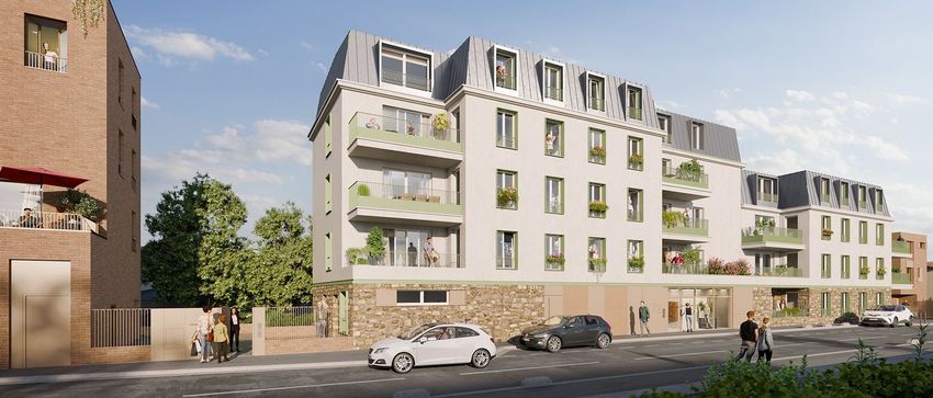 Image Vue à programme neuf de 68 Rue Jules Vallès